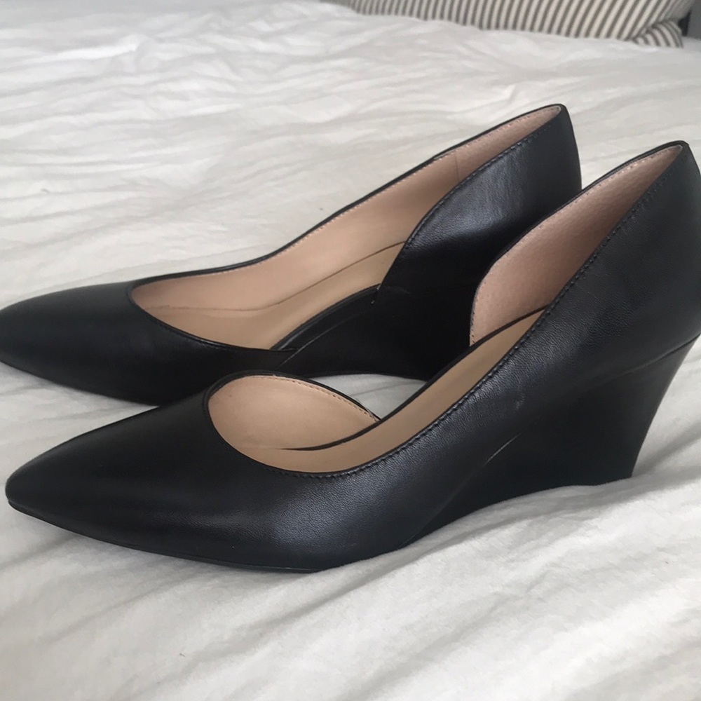 Franco Sarto Black wedge heel